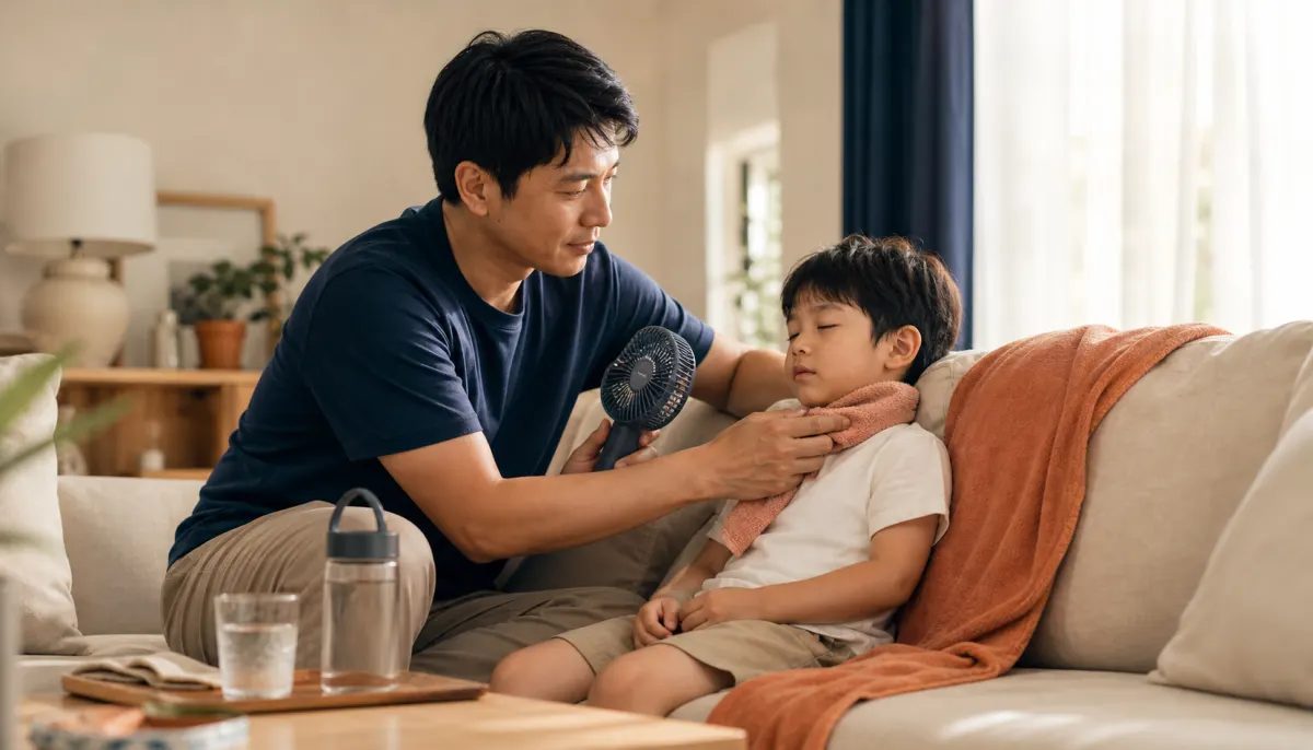 【父さん必読】子どもの熱中症・応急処置3選|救命率を上げる父さんの行動|元保育園看護師の代表が解説