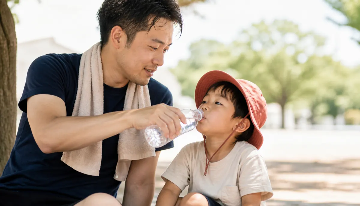 【父さんが守る命】子どもの熱中症対策・基礎編|元保育園看護師の代表が解説