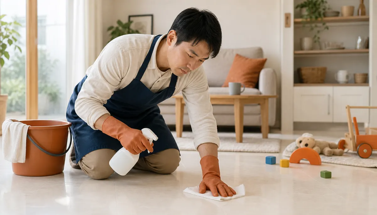 【父さん必読】子どもが吐いた時の対応・家庭での処理方法|元保育園看護師の代表が解説