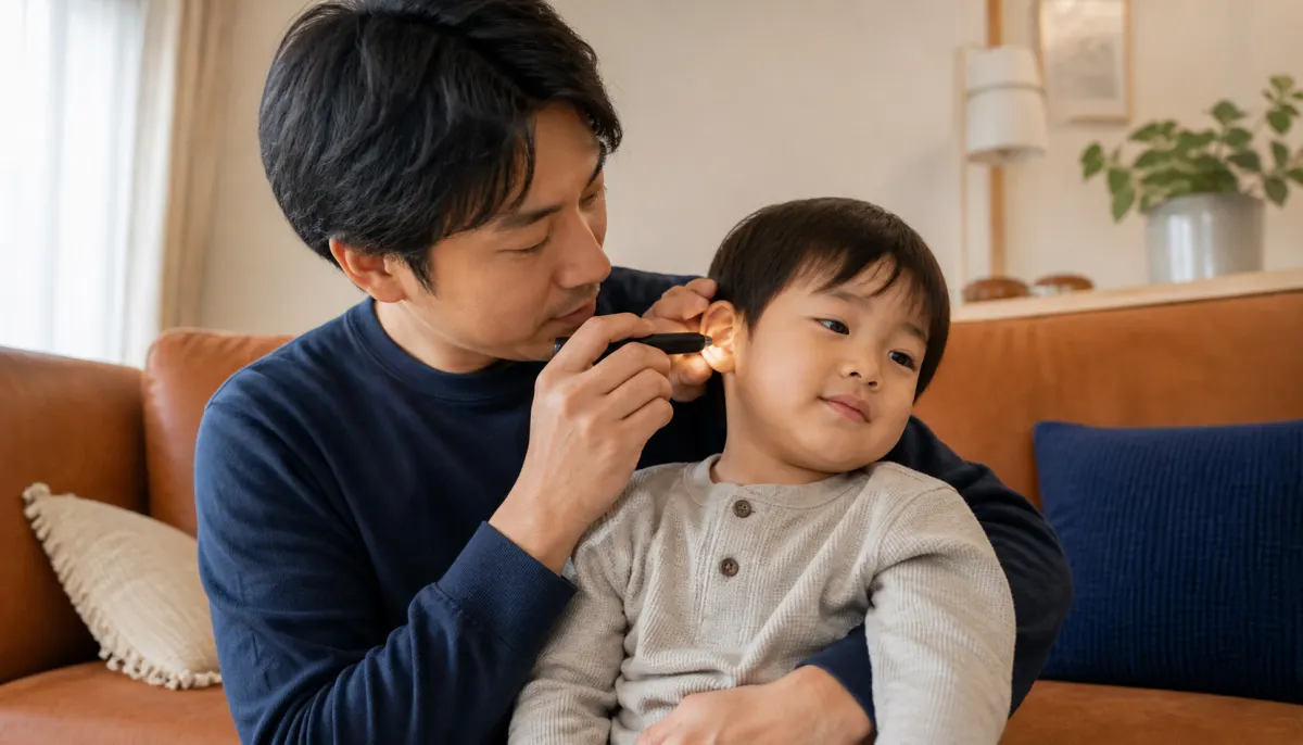 【父さんが知る】子どもの耳を守る基礎知識|中耳炎と耳掃除の真実|元保育園看護師の代表が解説