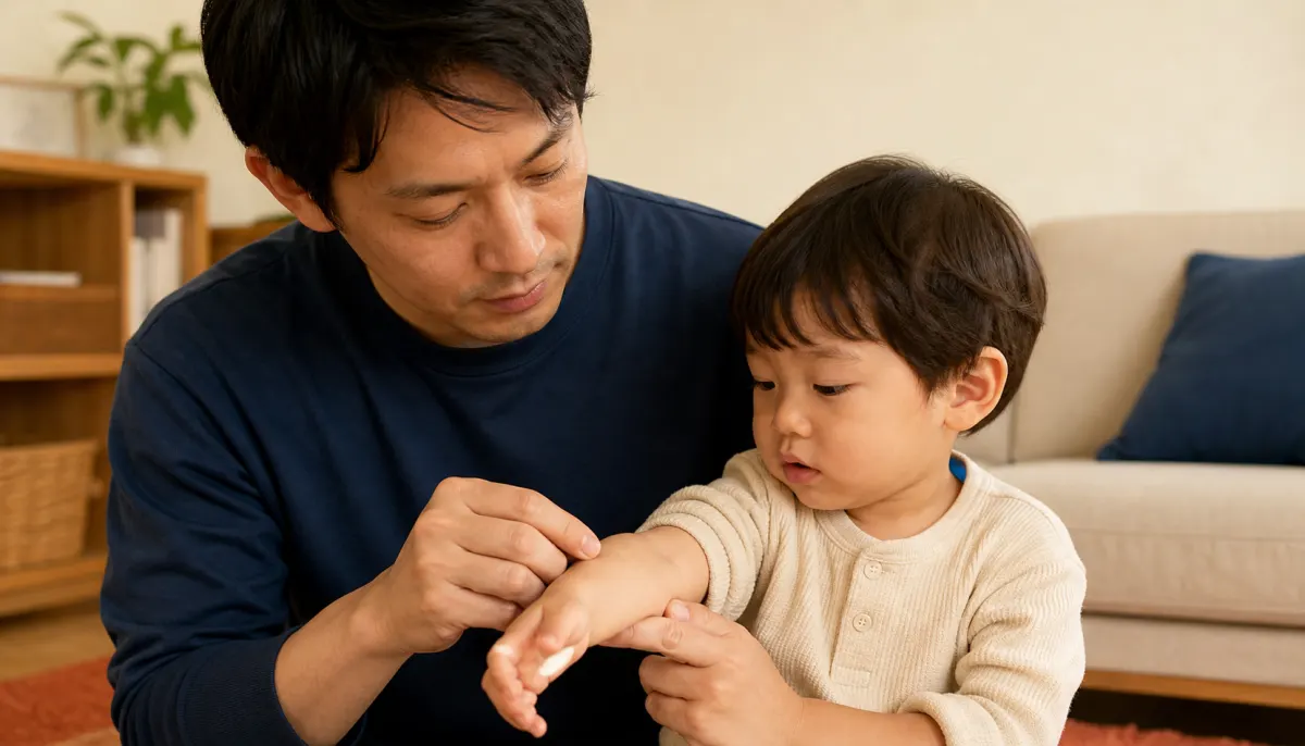 【父さんへ】子どもの皮膚症状・発疹11種類の見分け方|元保育園看護師の代表が解説